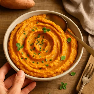 Dairy Free Mashed Sweet Potatoes