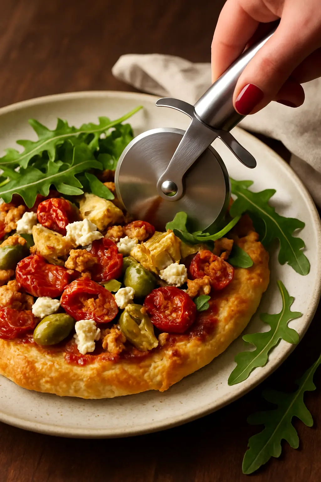 Easy vegetable galette recipe with flaky crust