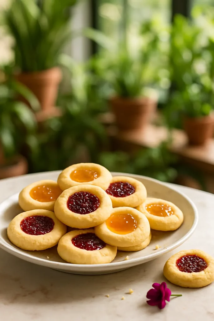 Jam Thumbprint Cookies