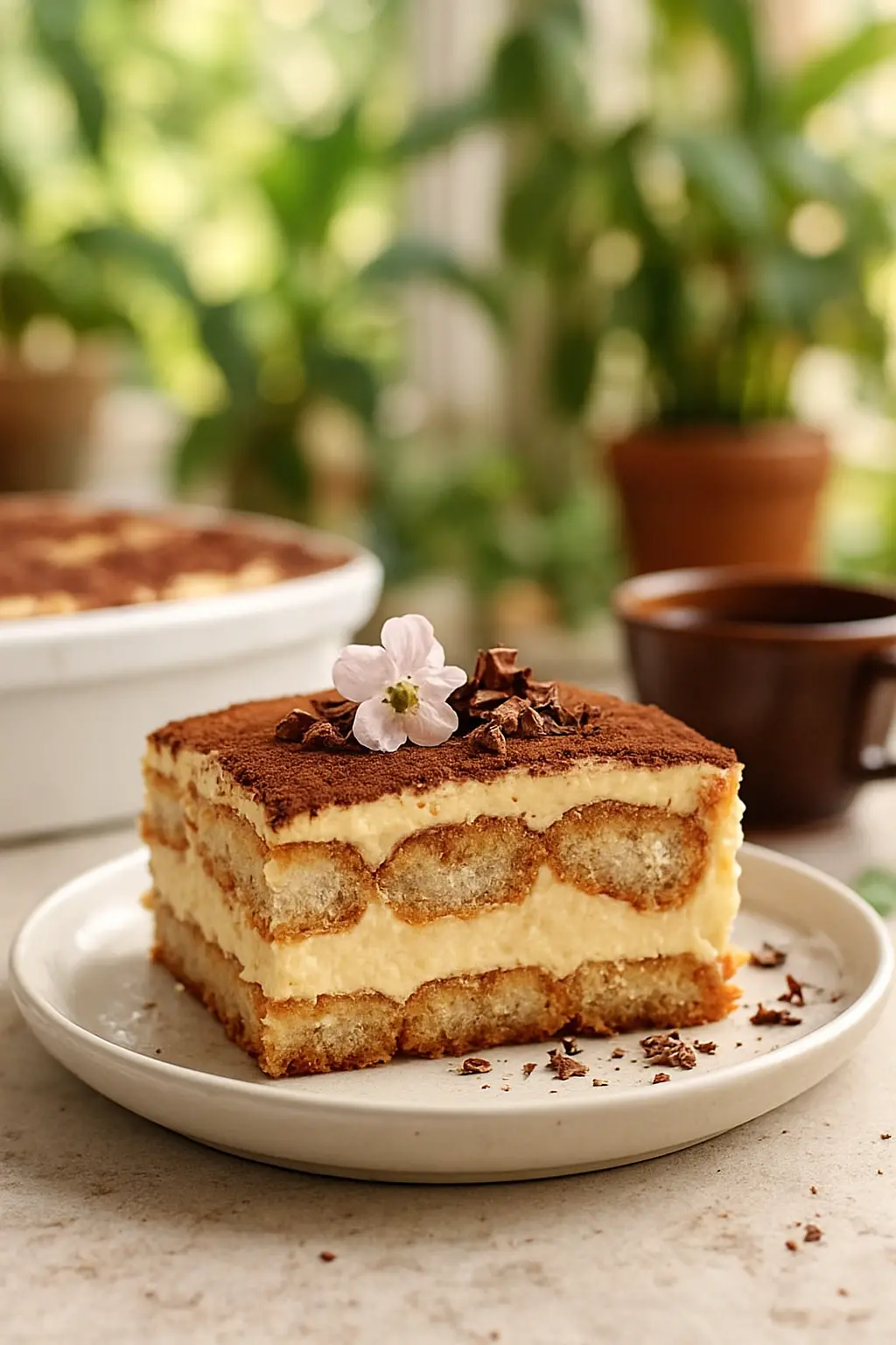 Easy tiramisu recipe with creamy layers and cocoa dusting