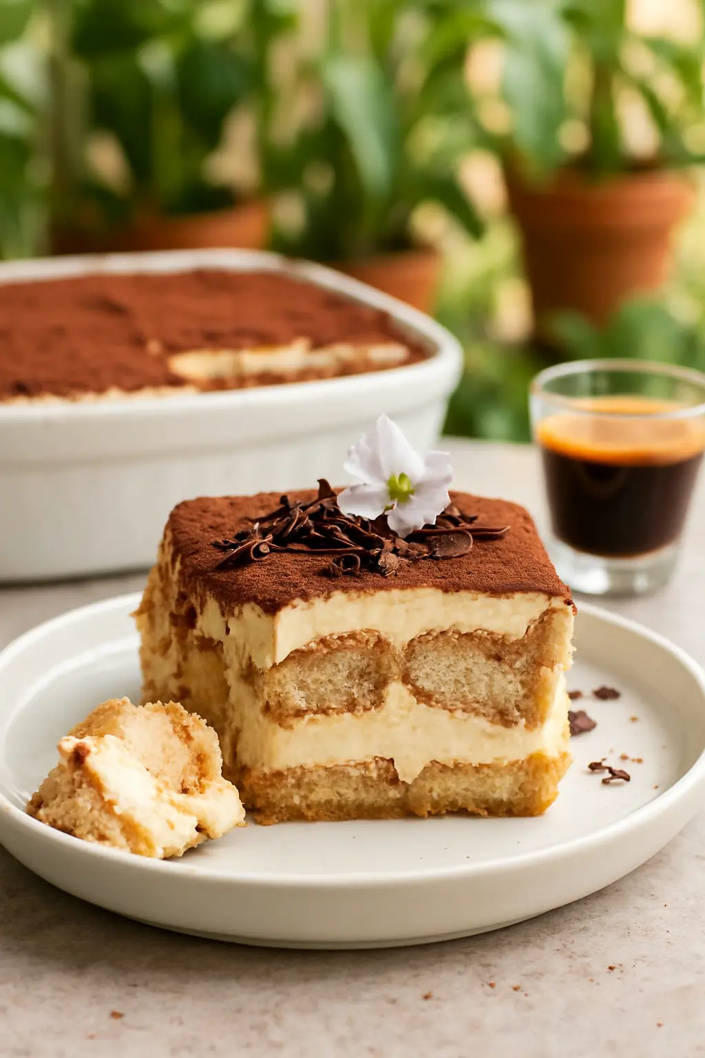 Tiramisu ingredients laid out for preparation