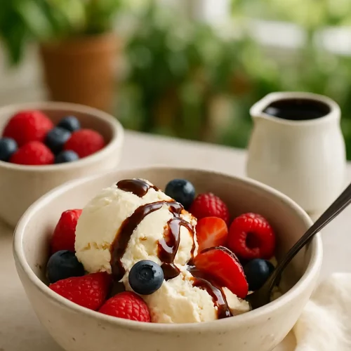 3-Ingredient No-Churn Vanilla Ice Cream