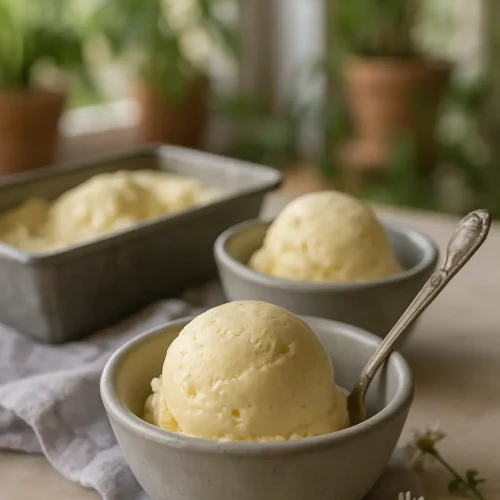 Homemade Vanilla Ice Cream