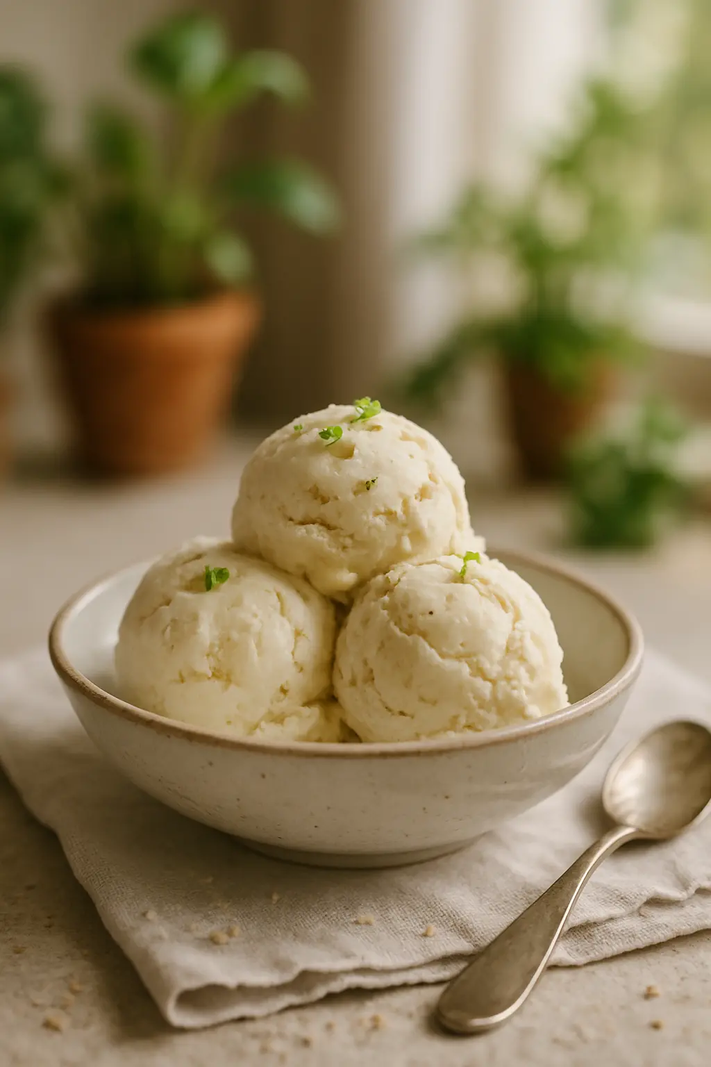 Two ingredients for making vanilla ice cream without vanilla essence