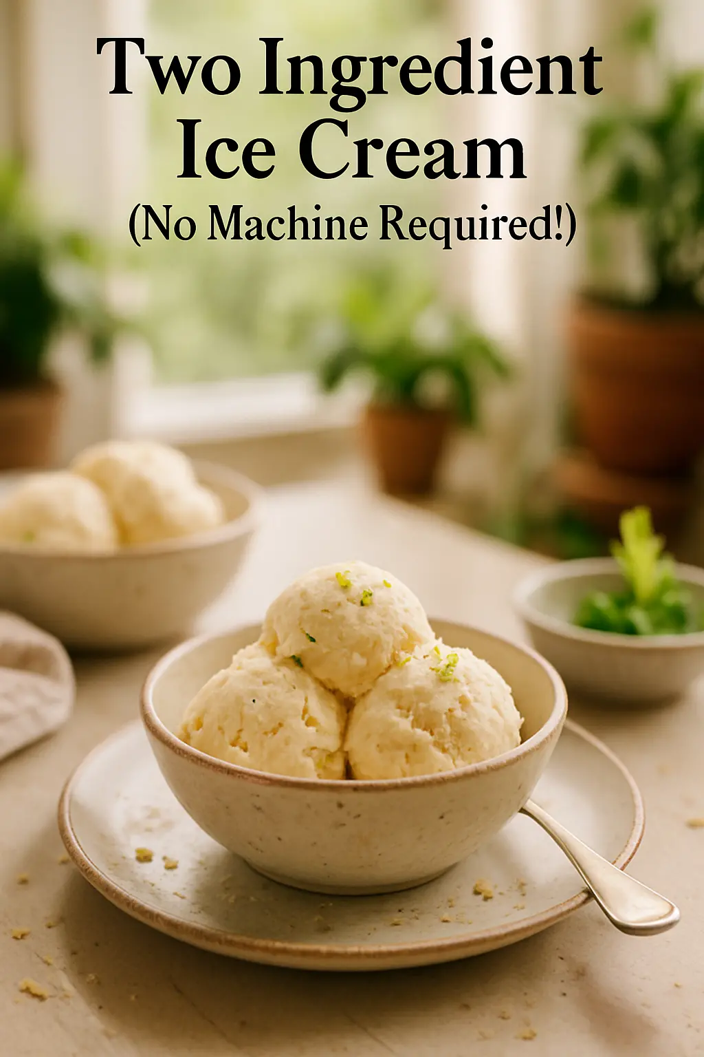 easy homemade ice cream without machine