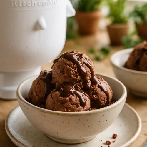 How to Make Chocolate Ice Cream with the KitchenAid Ice Cream Attachment