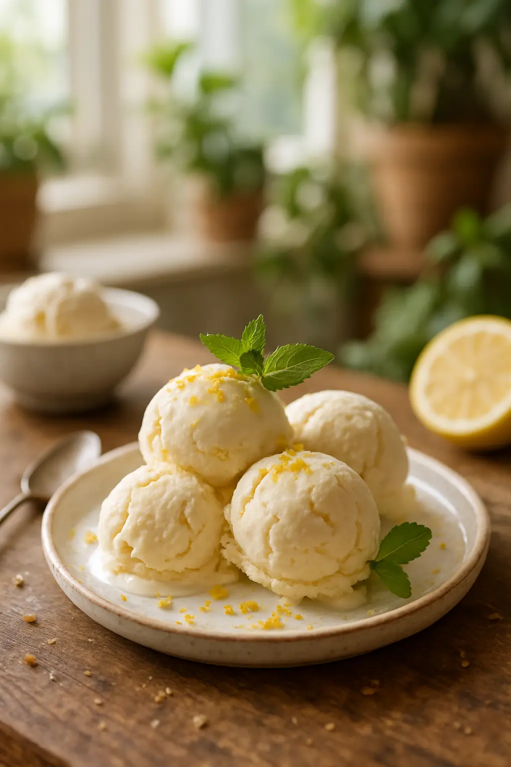 Ice cream maker with vanilla ice cream recipe