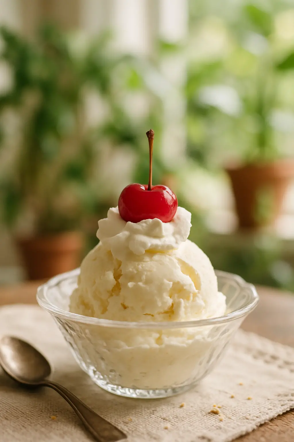 Mixing 5 ingredient ice cream base in bowl