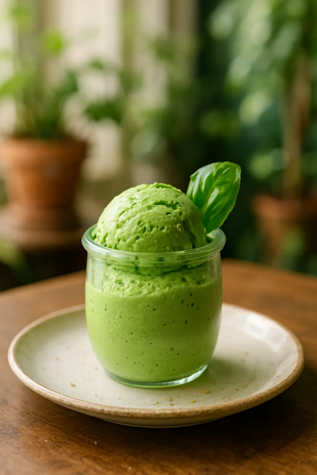 Creamy Basil Gelato: A Refreshing Twist on Classic Italian Dessert 2 Basil Gelato