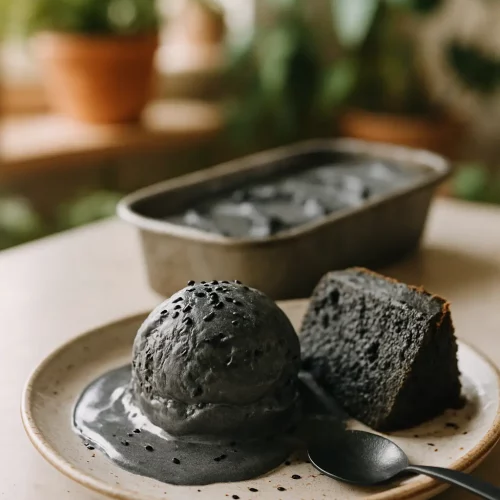 Black sesame ice cream recipe