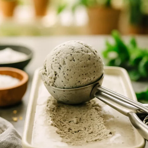 Black Sesame Ice Cream (No-Churn)