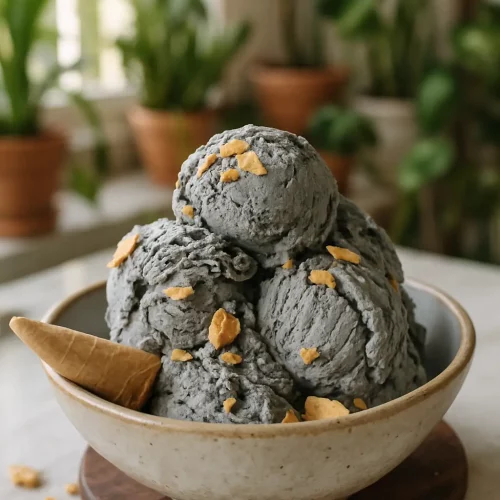 Toasted Black Sesame Ice Cream