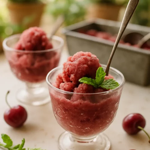 Fresh Cherry Italian Ice