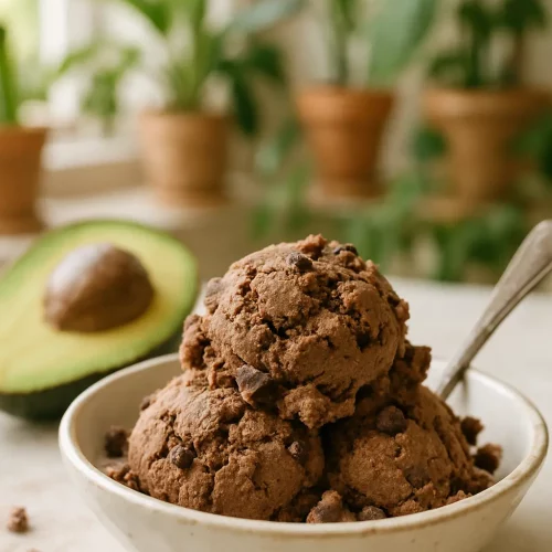 Chocolate Avocado Ice Cream (Keto)