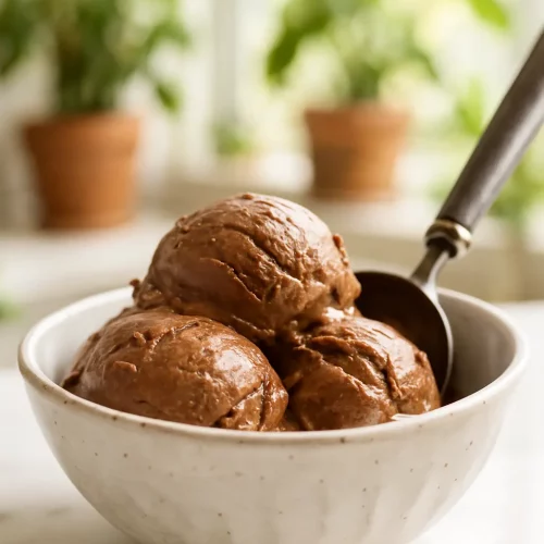 Chocolate Avocado Ice Cream