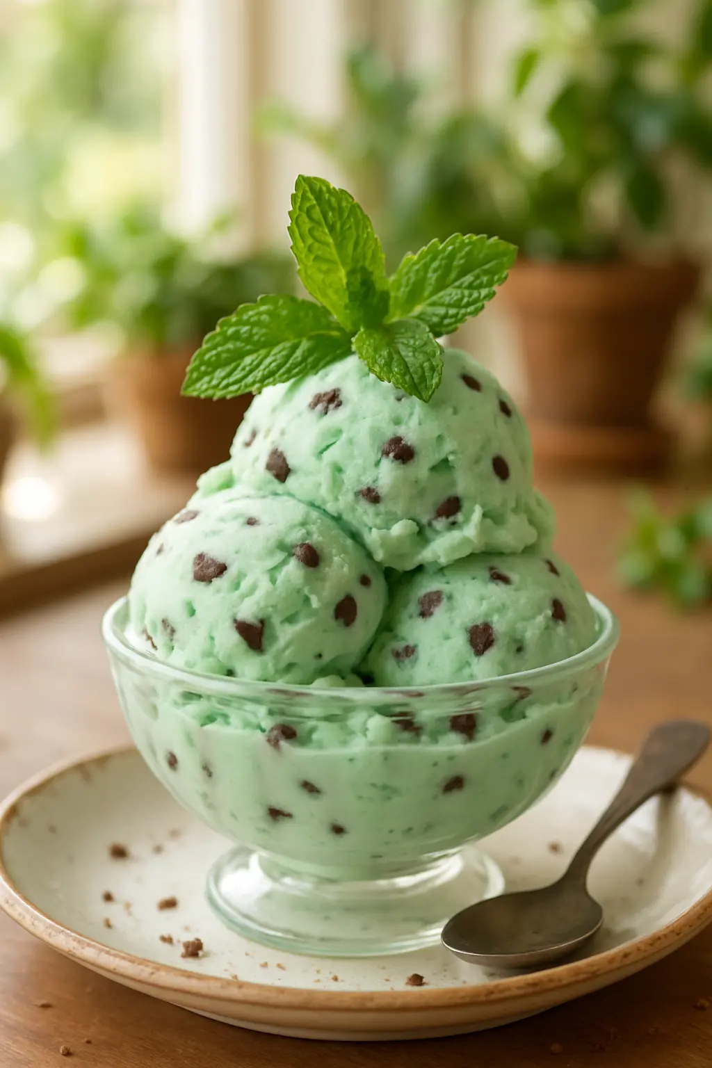 homemade chocolate ice cream recipe with chocolate chips