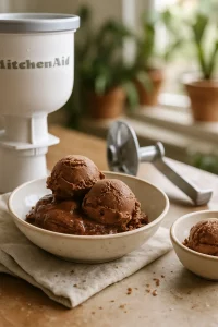 How to Make Chocolate Ice Cream with the KitchenAid Ice Cream Attachment