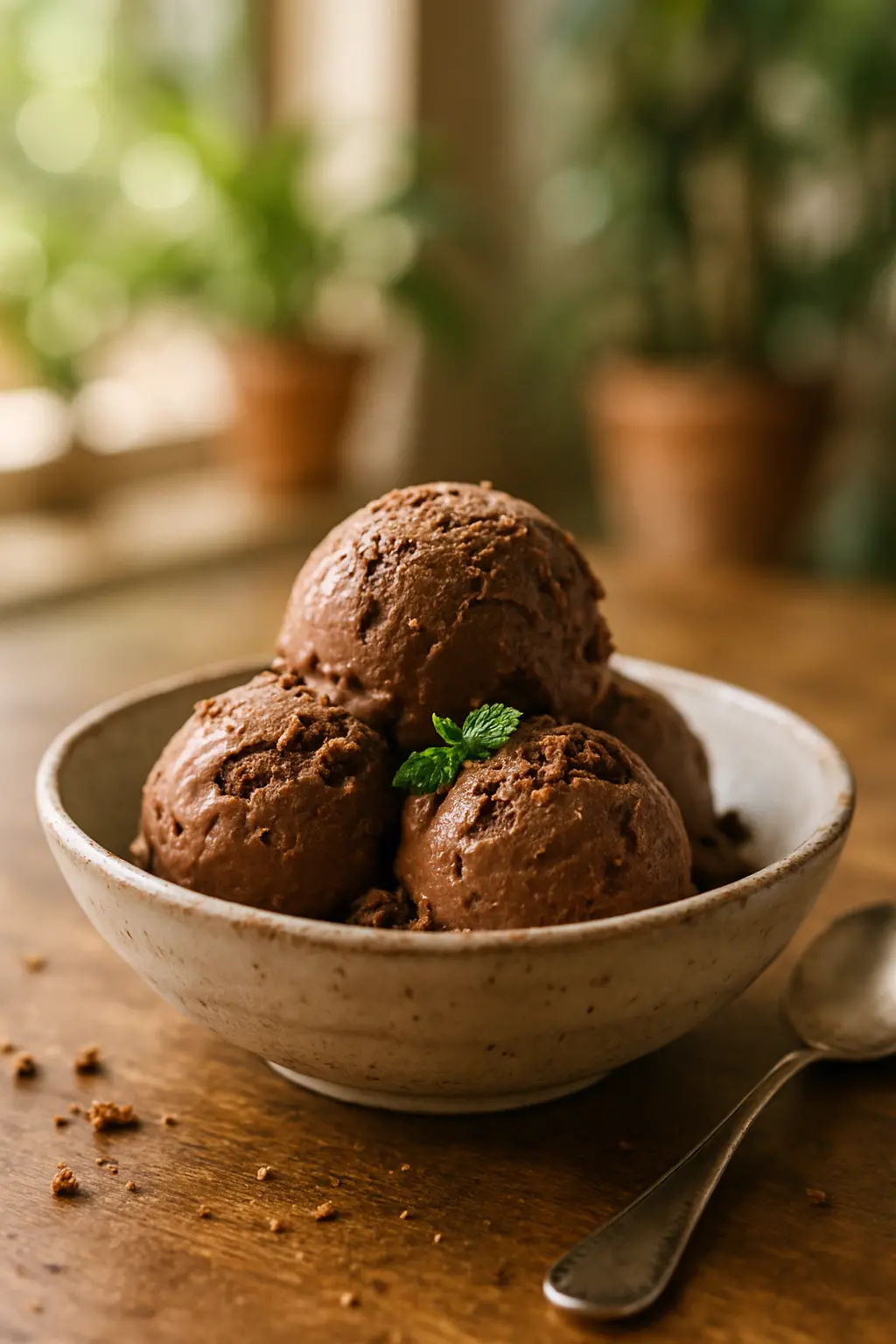 Ingredients for chocolate ice cream recipe for KitchenAid mixer