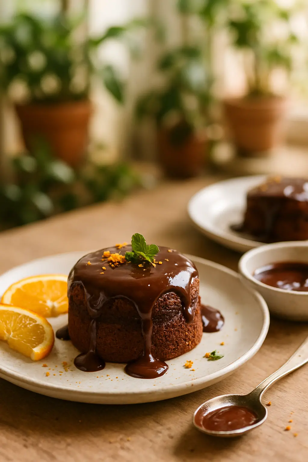 easy chocolate syrup recipe ingredients on counter