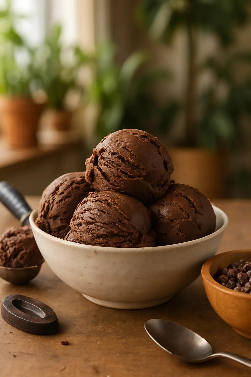 "Dark Chocolate Ice Cream Recipe – Rich, Creamy & Decadent" 2 The Darkest Dark Chocolate Ice Cream Recipe