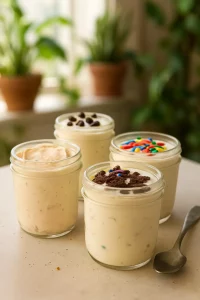 Mason Jar Ice Cream