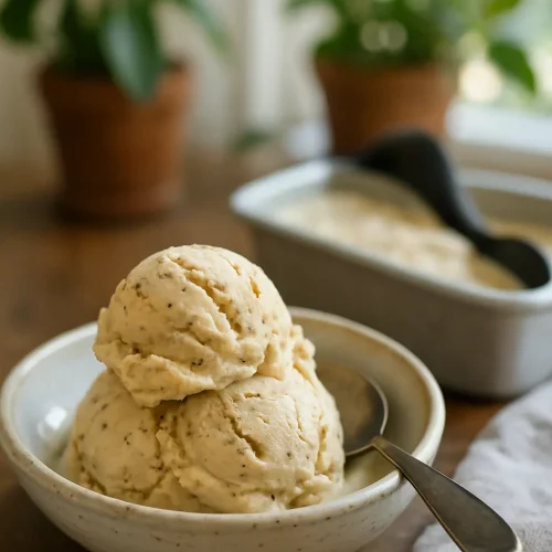 Earl Grey No Churn Ice Cream