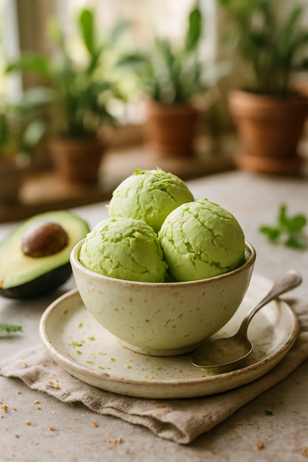 Ingredients for Filipino avocado ice cream recipe