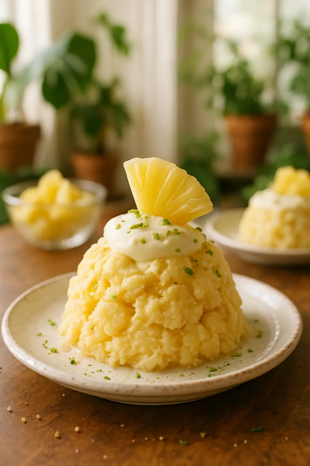 Ingredients for pineapple fluff salad recipe