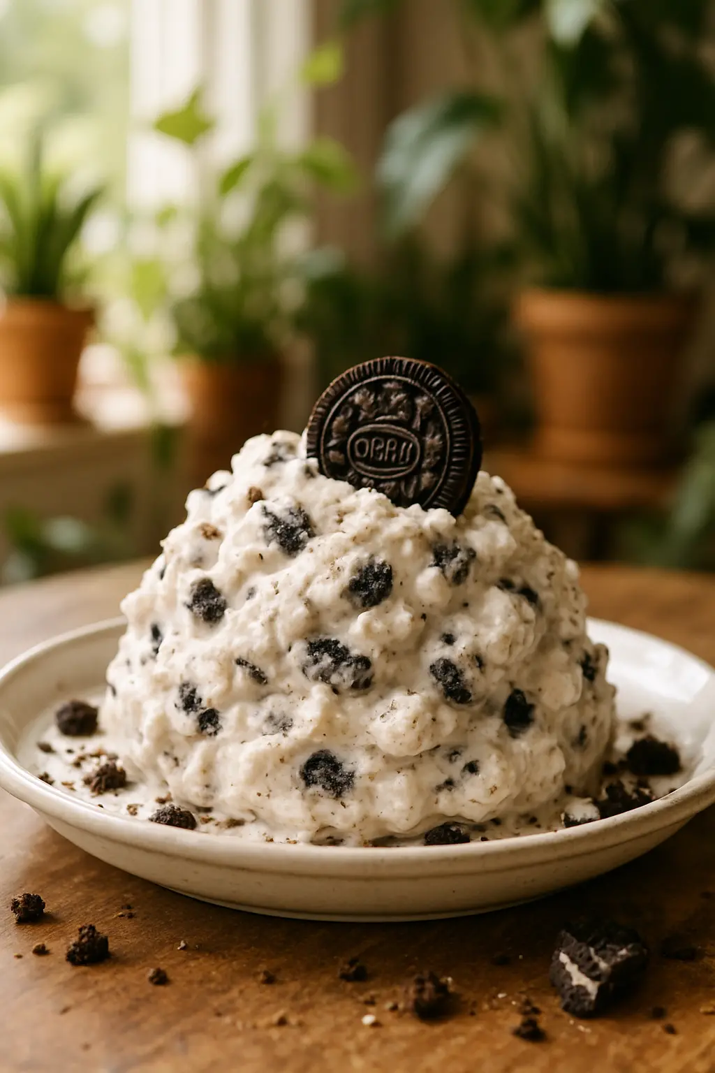 Step-by-step preparation of fluff dessert