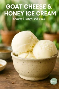 Goat Cheese and Honey Ice Cream