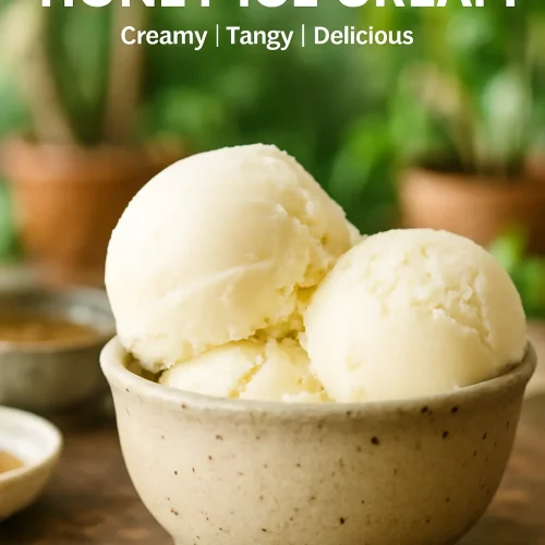 Goat Cheese and Honey Ice Cream