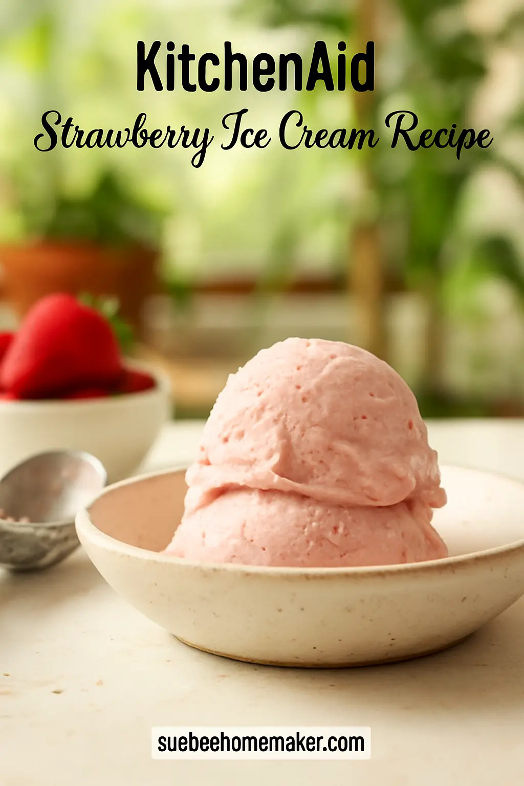 KitchenAid Strawberry Ice Cream Recipe – Creamy & Easy Homemade Delight 2 KitchenAid Strawberry Ice Cream Recipe