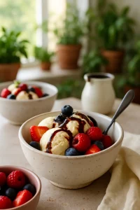 3-Ingredient No-Churn Vanilla Ice Cream