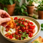 Marinated Tomatoes and Feta Dip Recipe