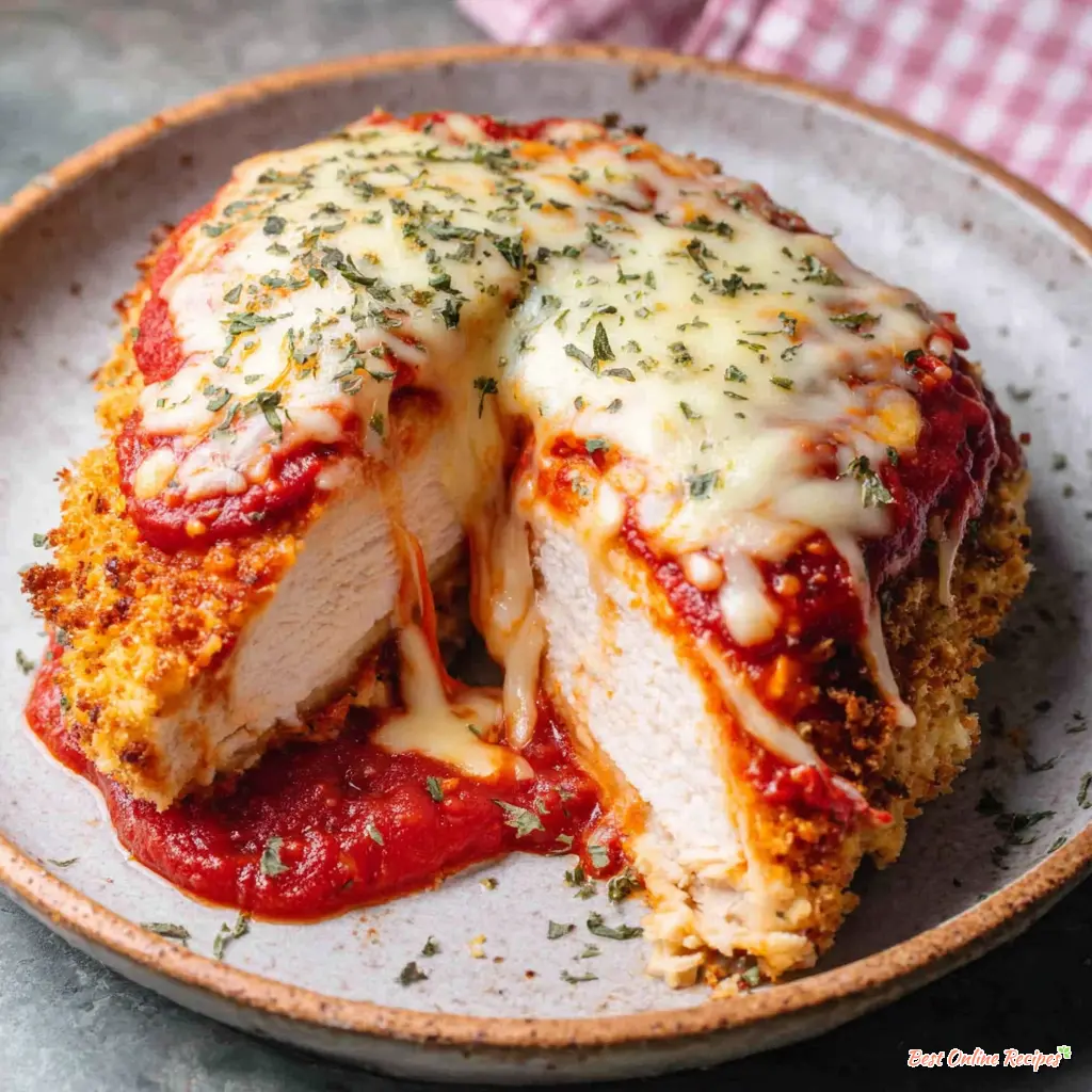 baked chicken parmesan final presentation