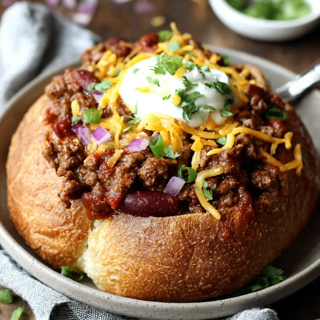 beef chili cheese bowl final presentation