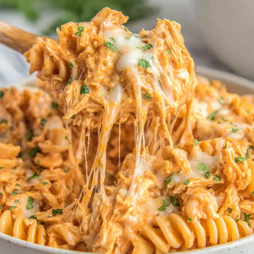 Buffalo Chicken Mac Bowl close up