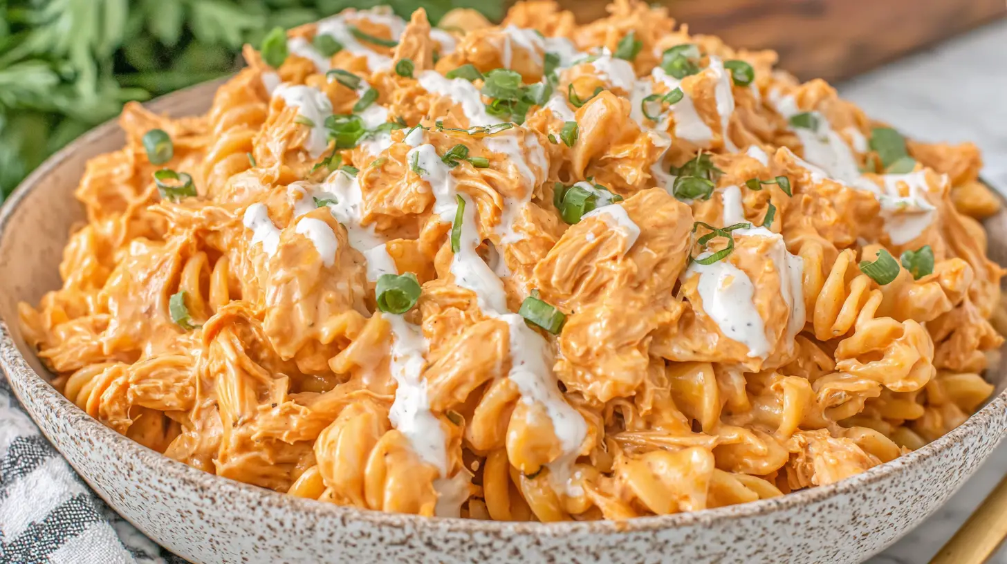 Buffalo Chicken Mac Bowl final presentation