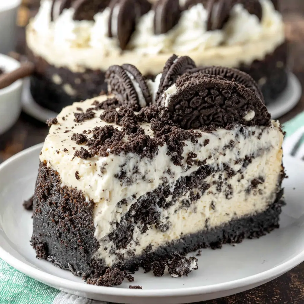 cookies cream cheesecake final presentation