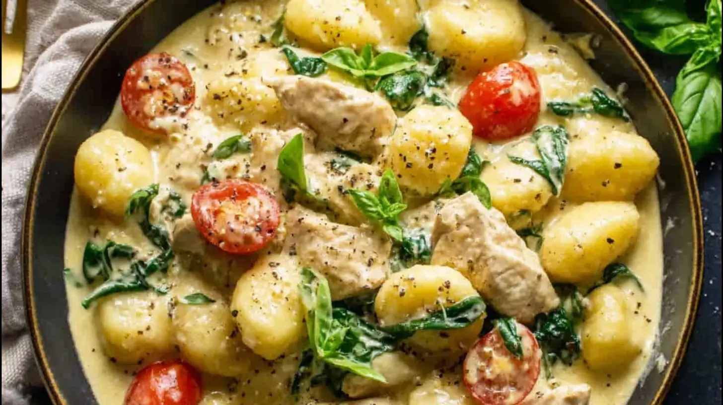 Creamy Lemon Chicken Gnocchi