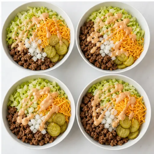 Step 4: Assembling the finished salad bowls