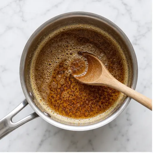 Step 1: Browning the butter until golden and nutty