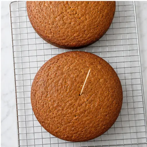 Step 4: Cooling the perfectly baked cake layers