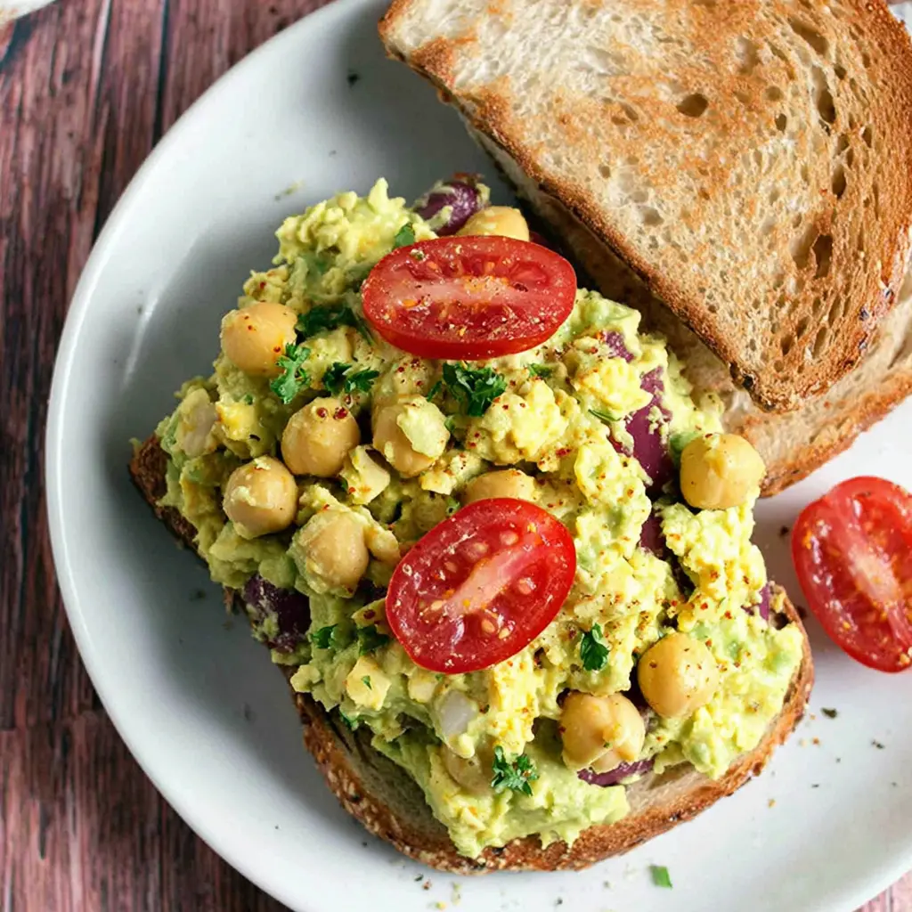 chickpea avocado smash - final presentation