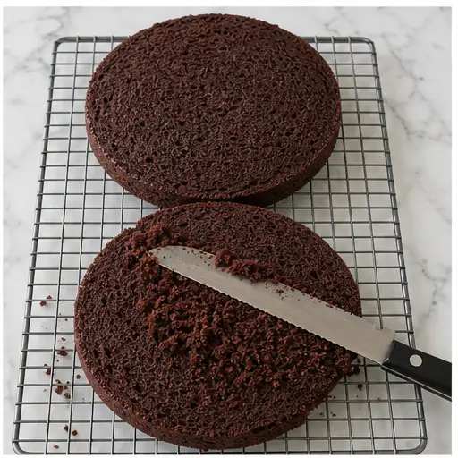 Step 2: Baking and Cooling the Cake Layers