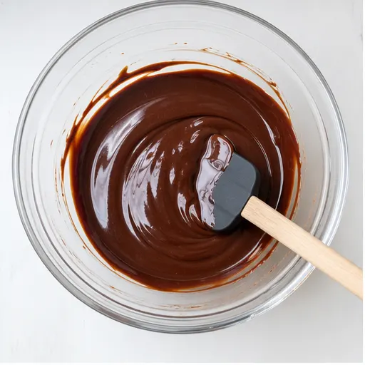 Step 1: Melting chocolate and butter together