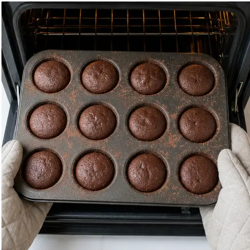 Step 4: Baking until edges are set and centers jiggle