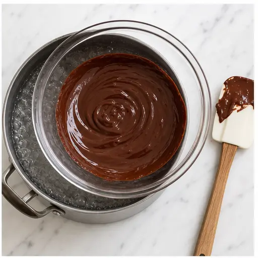 Step 2: Melting unsweetened chocolate