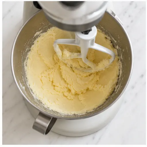 Step 3: Creaming butter and sugar