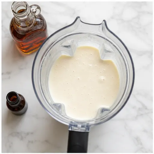 Step 1: Blend cottage cheese until smooth